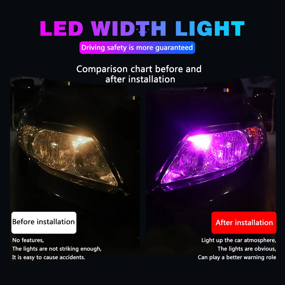 LED T10 Car COB Glass Housing Light