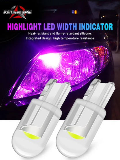 LED T10 Car COB Glass Housing Light