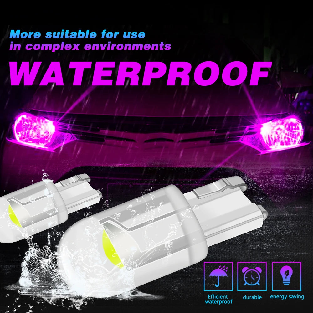 LED T10 Car COB Glass Housing Light