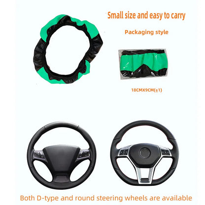 Anti Slip PU Leather Steering Cover