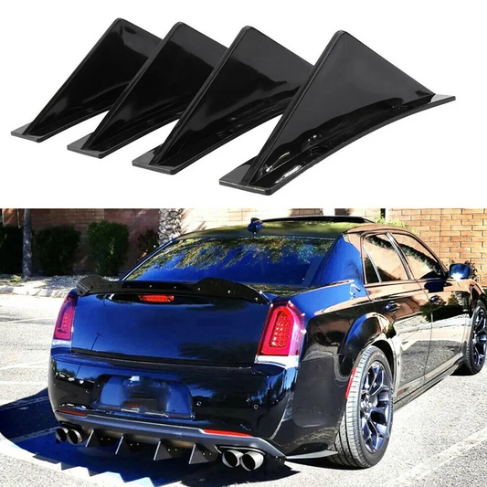 Car Rear Bumper Lip Splitter Spoiler Trim Caps