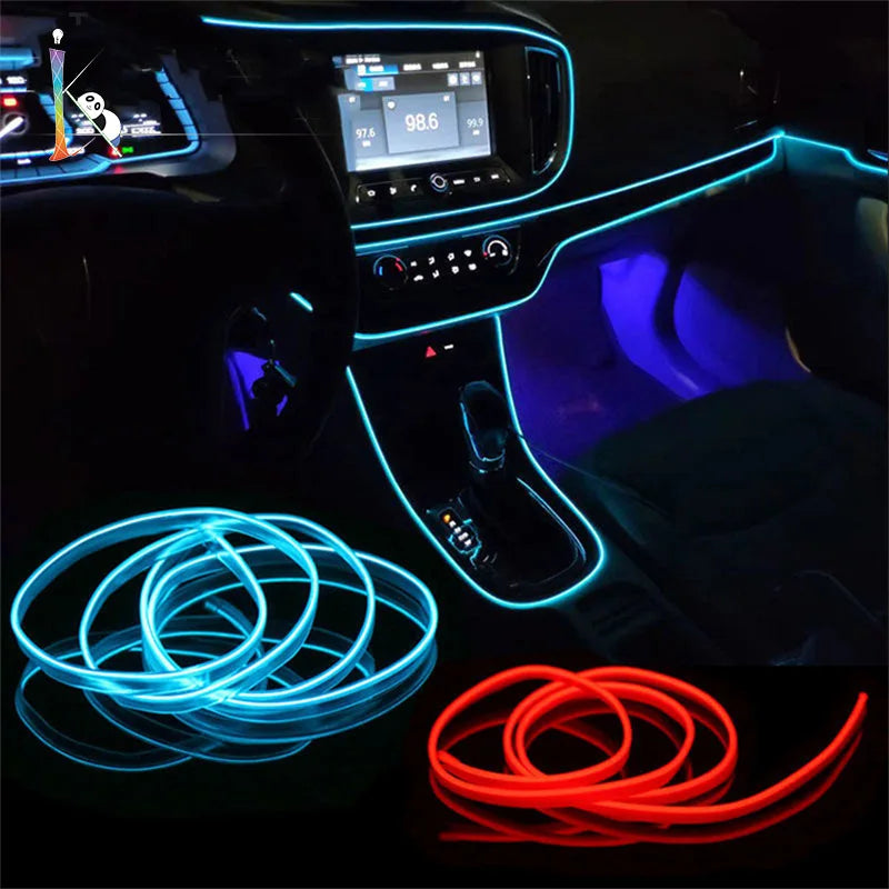 Car Interior LED Strip Flexible Neon Lights