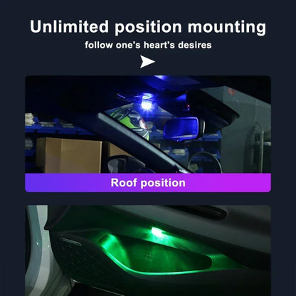 Wireless Adhesive LED Car Interior Ambient Light