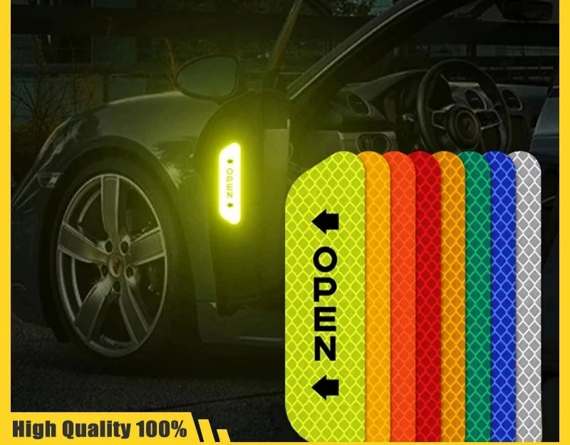 Car Open Auto Door Reflective Sticker