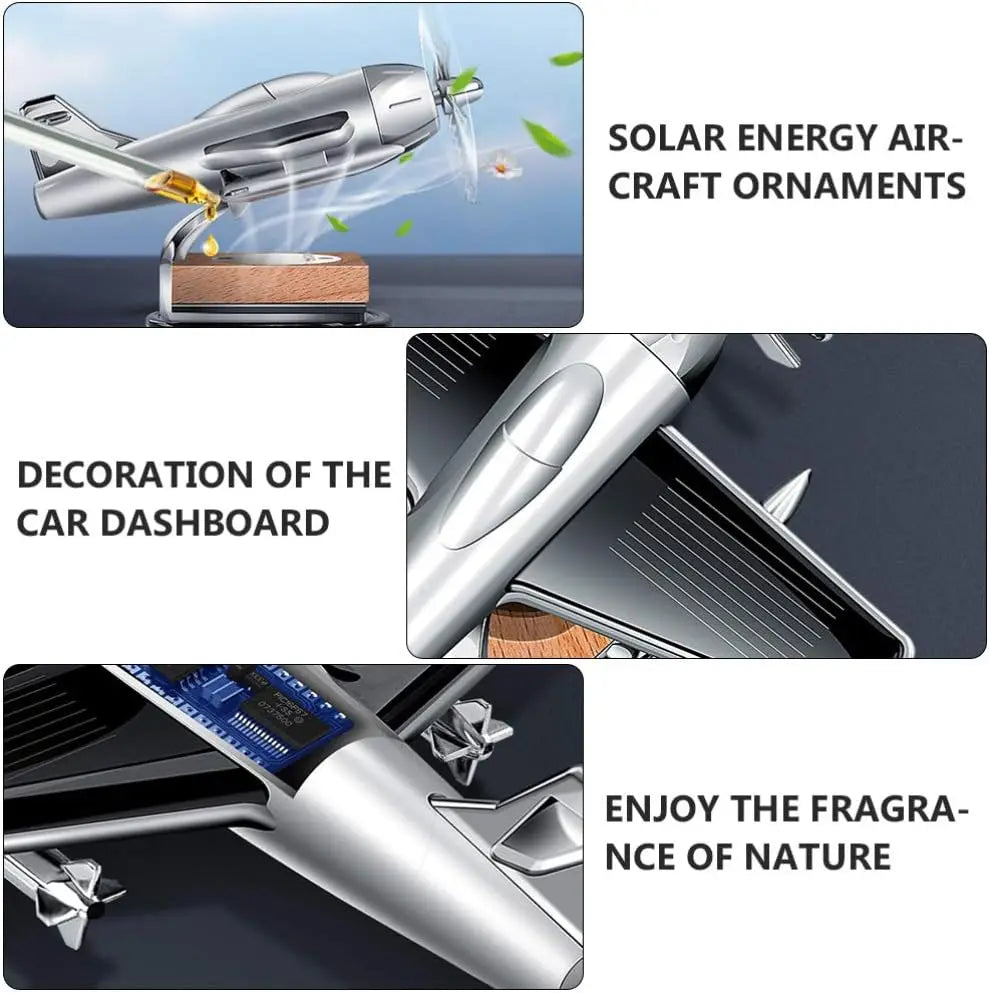 Solar Airplane Car Diffuser