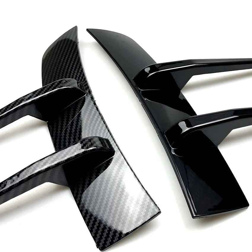 Car Front Bumper Lip Vent Spoiler Canards Splitter