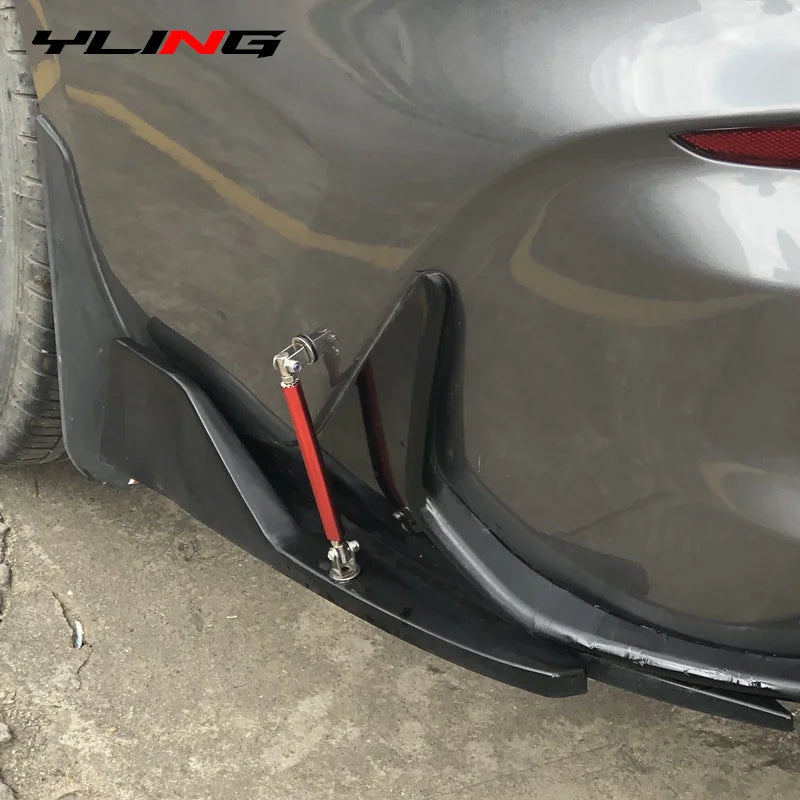 Bumper Lip Splitter Spoiler Support Bar Kit