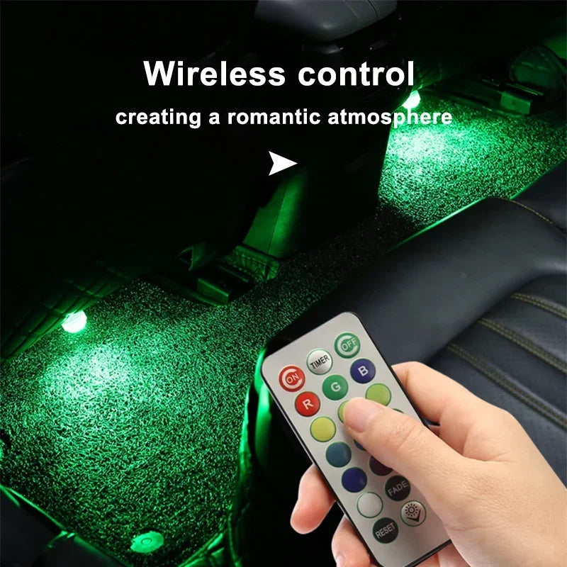 Wireless Adhesive LED Car Interior Ambient Light