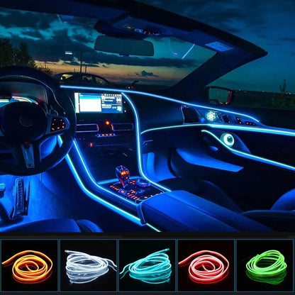 Car Interior LED Strip Flexible Neon Lights