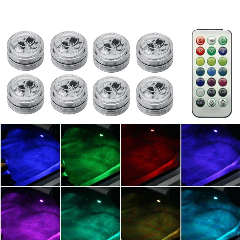 Wireless Adhesive LED Car Interior Ambient Light