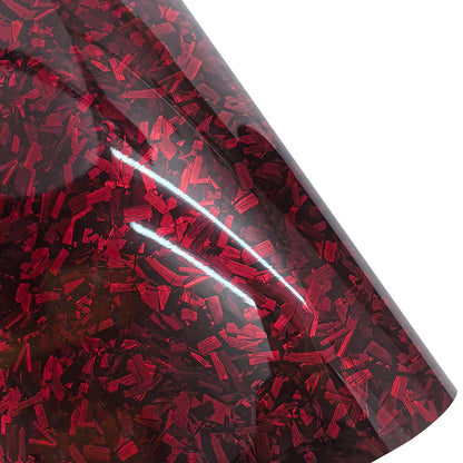 High Glossy Black Gold Silver Red Forged Carbon Fiber Car Sticker