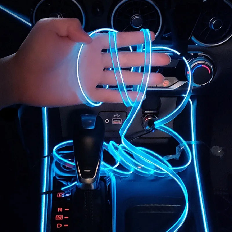 Car Interior LED Strip Flexible Neon Lights